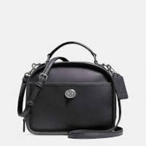 Coach Lunch Pail shoulder  navy  bag